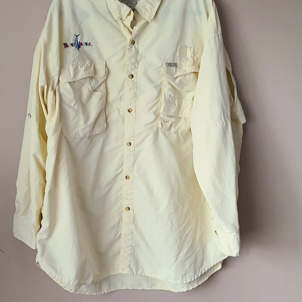 Mens shirt Size XXXL yellow Tacky Jacks nylon - Picture 2 of 15